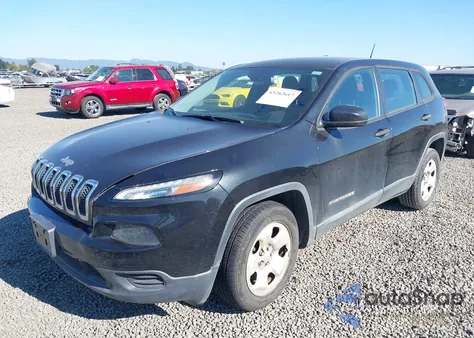 2015 Jeep Cherokee Sport из США, поврежденный, VIN 1C4PJLABXFW632149